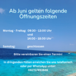 Neue Öffnungszeiten Ab Juni 2025
