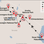 ReisenAktuell Tansania Route