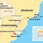Trendtours Argentienen Brasilien 2026 Route