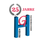 HG Reisen 25 Jahre Logo