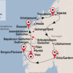 Reisen Aktuell Norwegen Rundreise Route