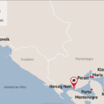 Reisen Aktuell Montenegros Küstenschätze Reisezielkarte