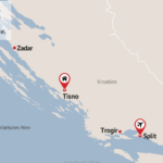ReisenAktuell Kroatien Kleingruppenrundreise Route