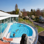 Reisen Aktuell Hessisches Bergland Göbels Hotel Aquavita Außenpool