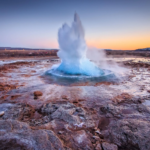 Berge Und Meer Island Geysir Strokkur