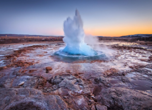 Berge Und Meer Island Geysir Strokkur