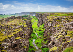 Berge Und Meer Island Pingvellir Nationalpark
