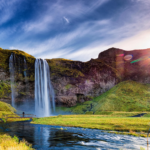 Berge Und Meer Island Seljalandsfoss