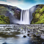 Berge Und Meer Island Skogafoss