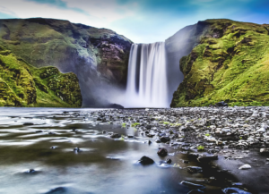 Berge Und Meer Island Skogafoss