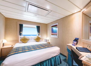 Berge Und Meer Südafrika MSC Armonia Außenkabine Beispiel