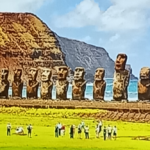 Osterinsel Moai Statuen