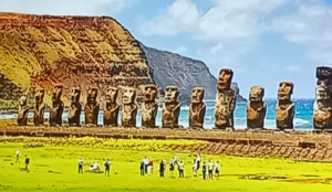 Osterinsel Moai Statuen