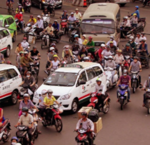 Straßenverkehr In Hanoi