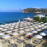Berge Und Meer Italien Scoglia Della Galea Strand
