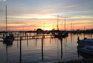 Reisen Aktuell Ostsee Damp Sonnenuntergang