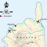 Wikinger Wanderwoche Auf Korsika Karte