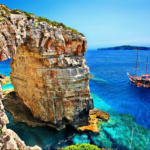 ReisenAktuell Korfu Luftansicht Auf Insel Paxos Im Hintergrund