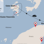 ReisenAktuell Rhodos Reisezielkarte