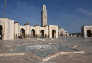 Reisen Aktuell Marokko Casablanca Hassan II Moschee Vorplatz