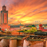 Reisen Aktuell Marokko Marrakesch Medina Sonnenuntergang Reisen Aktuell Marokko Marrakesch Medina Sonnenuntergang
